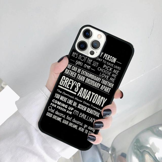 

GREY S ANATOMY QUOTES Phone Case Cover For iPhone 17 Air 15 Pro MAX 16 Plus 14 12 11 13 coque iPhone 14plus