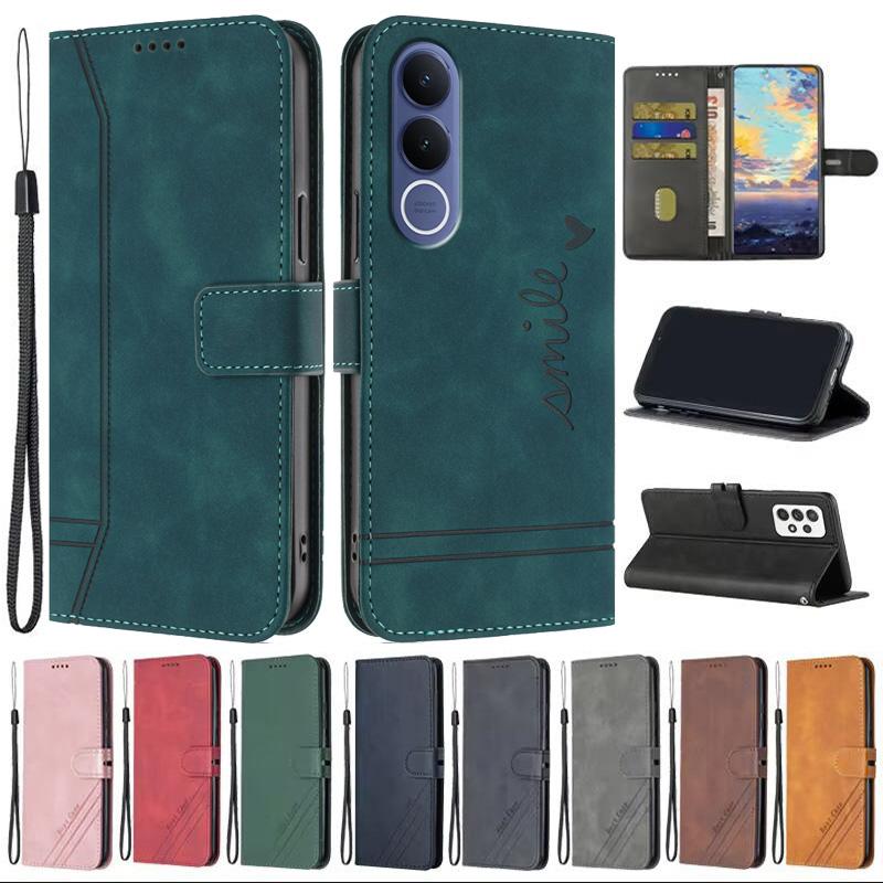 Per custodia vivo V70 FE Custodia a libro in pelle su Per Funda Vivo V70 FE V2550 Custodie per telefono VIVOV70 V 70 5G V2538 Copertina libro portafoglio Coque