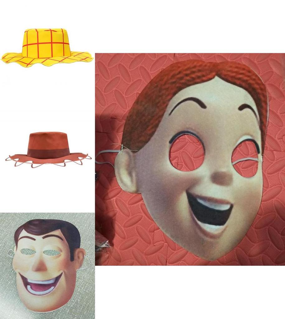 Toy Story 4 Woody Tsui Costume Accessories Collection With Polyester Scarf And Bag
