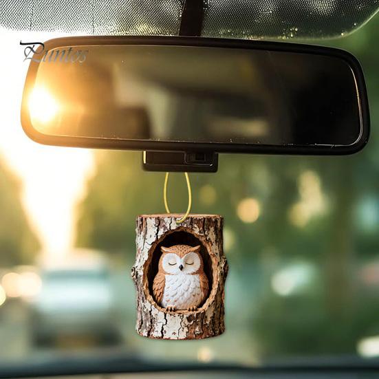Festive Atmosphere Decorations Forest Animal Ornament, 2D Flat Woodland Acrylic Christmas Home Party Hanging Supplies Decoration for Tree, Holiday