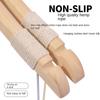 Adjustable Metal Clips Solid Wood Suit Hangers Closet Clothes Durable Pant Hangers  Home