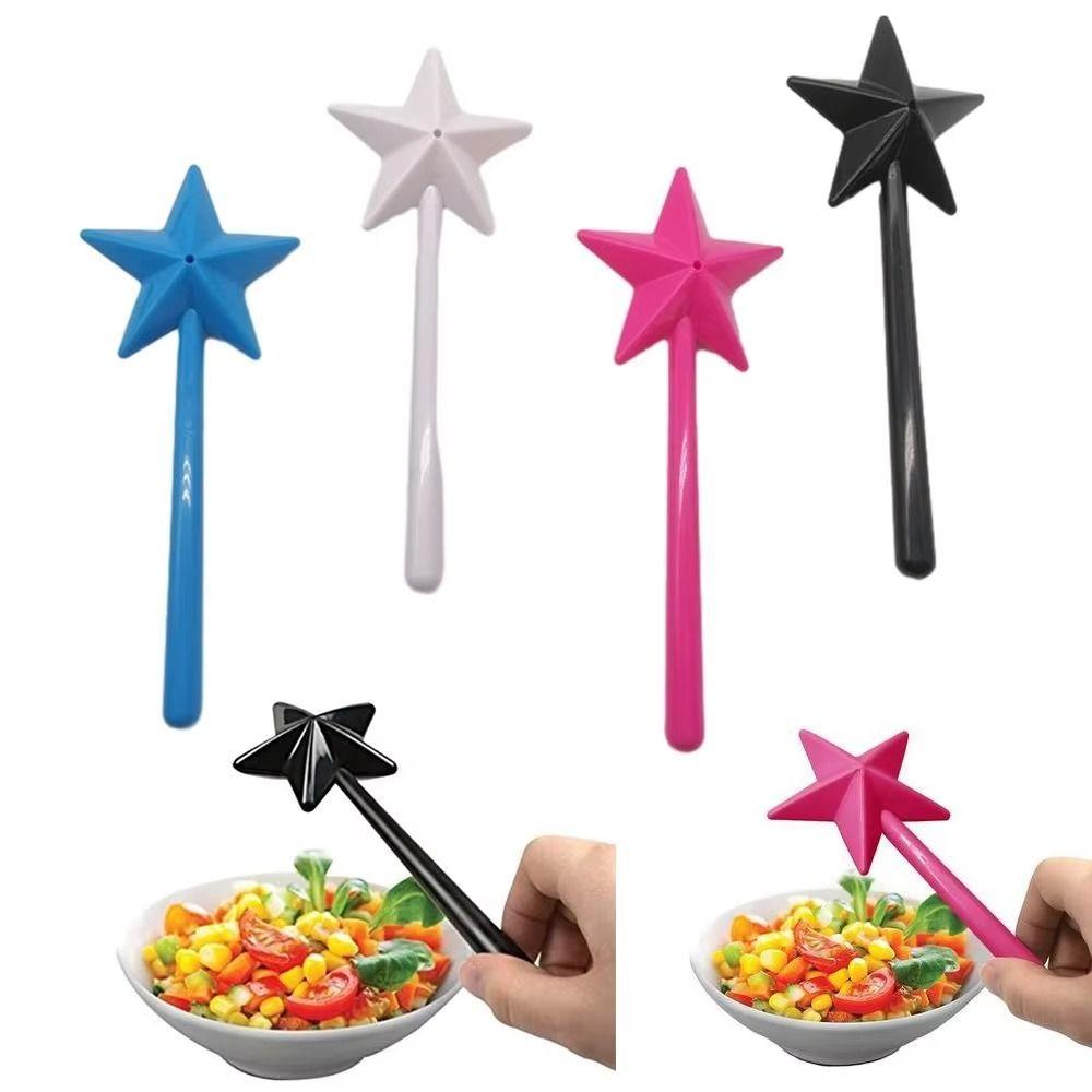 3 Holes Star Shaped Seasoning Wand Pentagram Shape Magic Wand Seasoning Tools BBQ Supplies