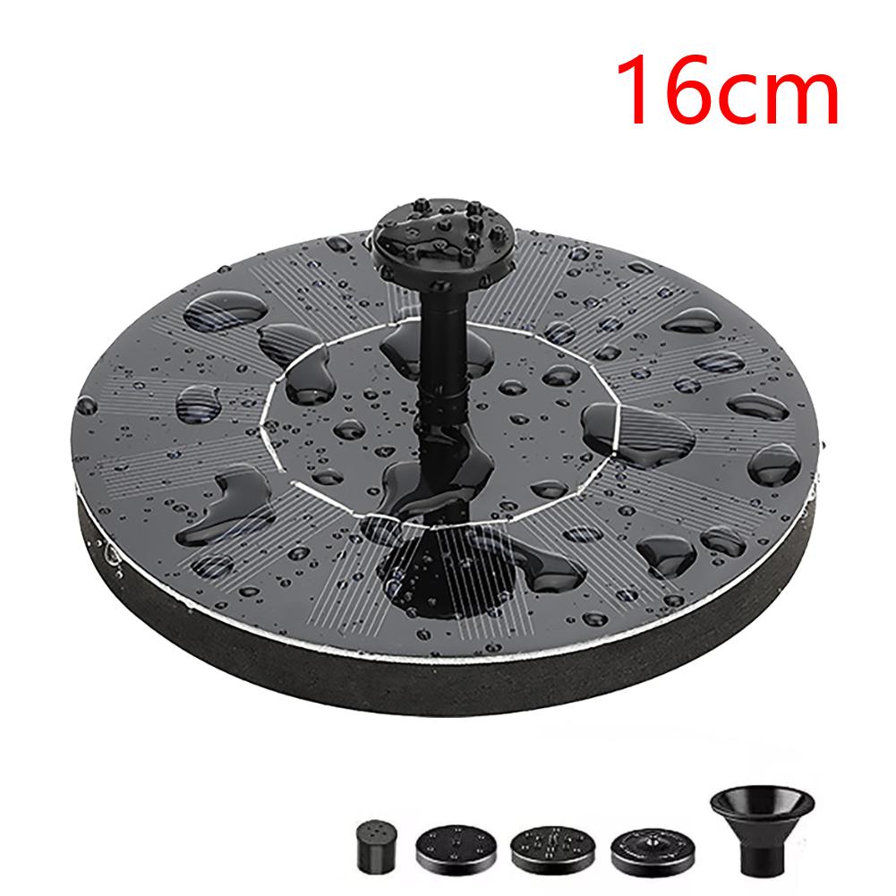 1W Floating Solar Powered Water Fountain Pump Lift 35-50CM Free Standing Floating Birdbath Water Pumps for Water Feature Outdoor