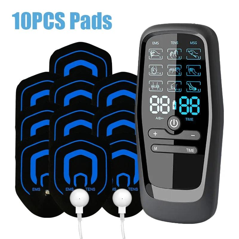 

ems electric muscle stimulator USB Physiotherapy Tens Unit Machines Pulse Impulse Massage Slimming Machine Electro Stimulator