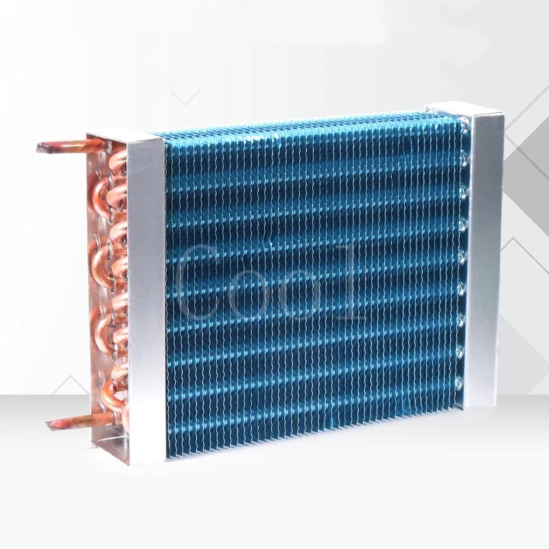 Evaporator Freezer Refrigerator Refrigerated Display Cabinet Copper Tube Fin Air-cooled Condenser 260-50-130MM