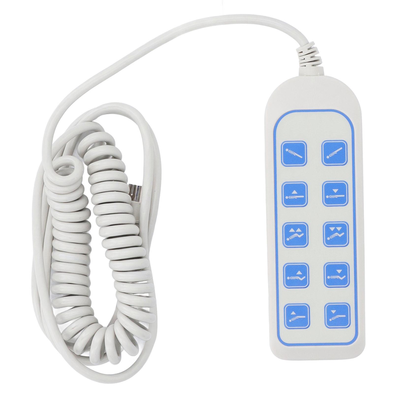 

Lift Chair Hand Controller IP66 Lifting Bed Remote Control Electric Push Rod Controller with 8 Pin 9 Core Plug