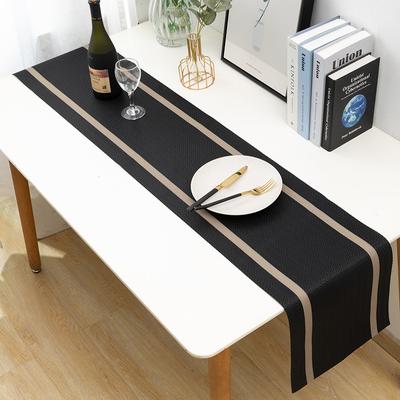 PVC-Tischläufer, Hotel, wasserdicht, isoliert, Esstischmatte, Serviette, goldenes Seiden-Tischset
