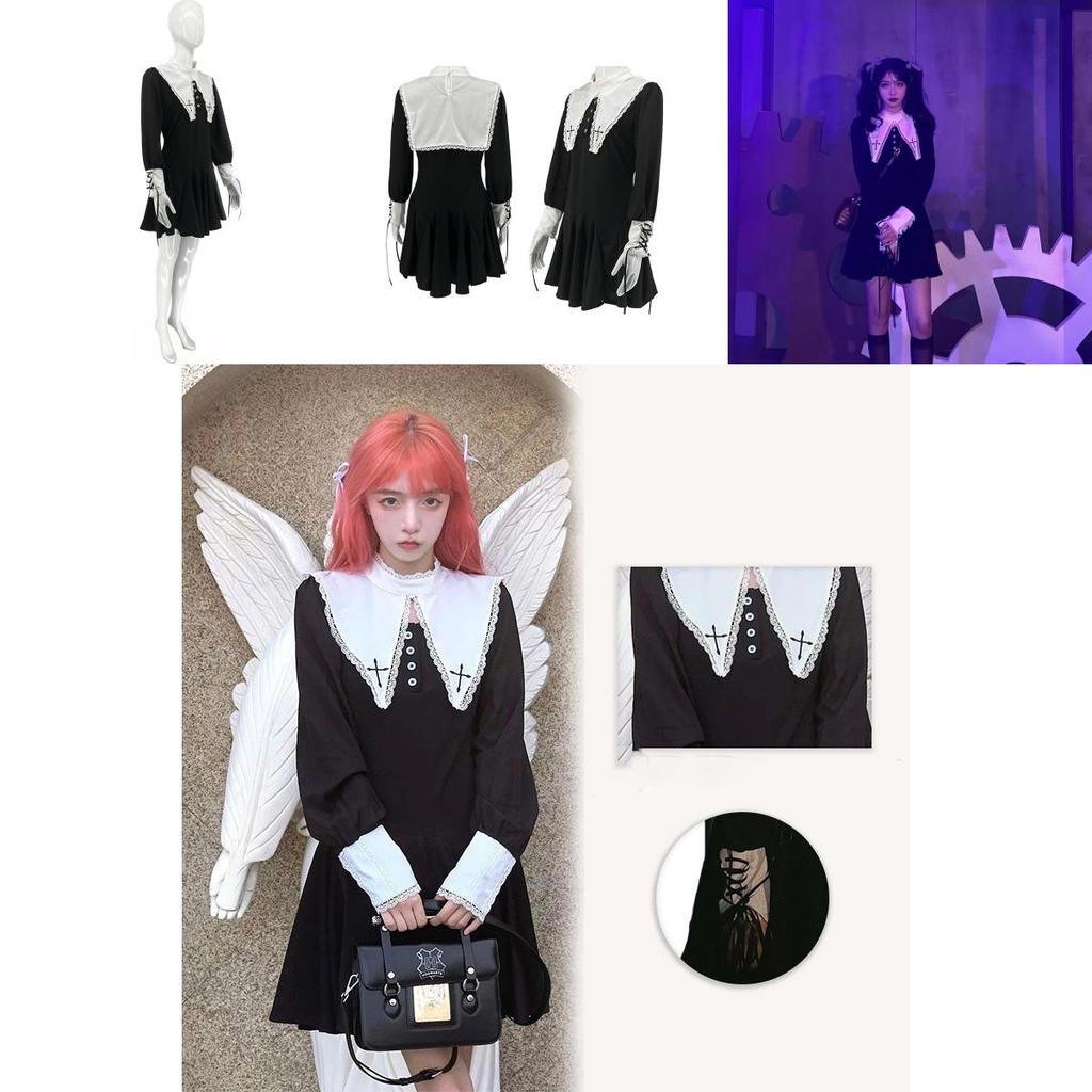 Exquisite Lolita Nun Costume For Adults Perfect For Role-playing Games