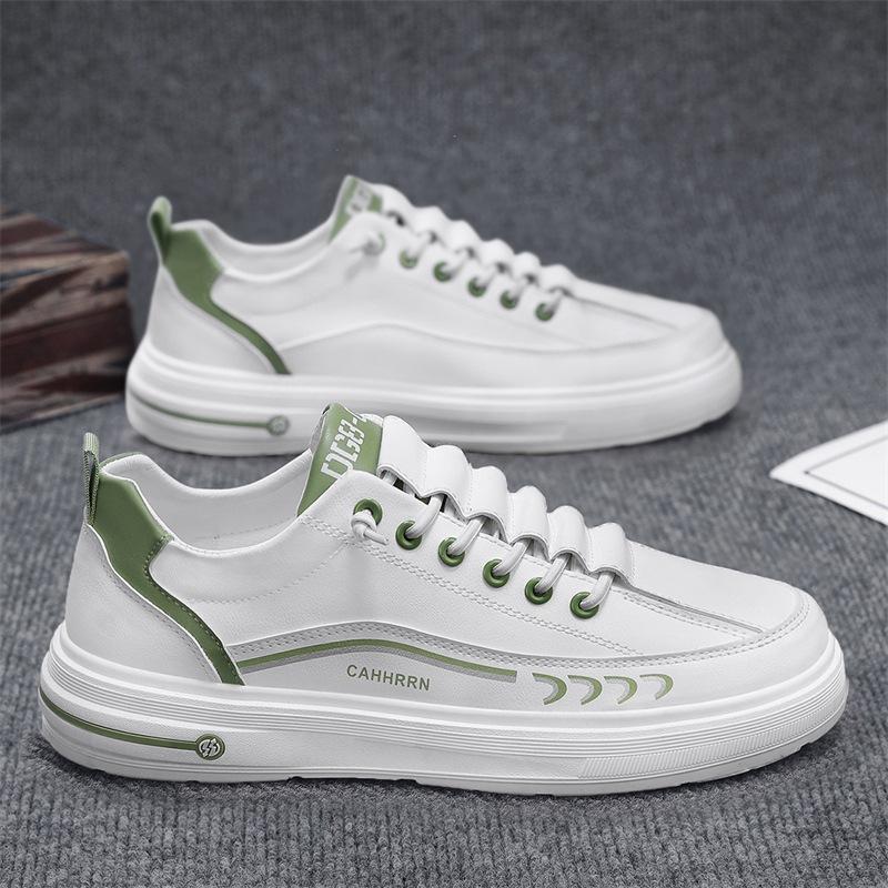 

Little White Shoes Men s Leather Fashion Board Shoes Teen Spring Men s Shoes Casual Sports Trend Shoes Student 2025 New 44