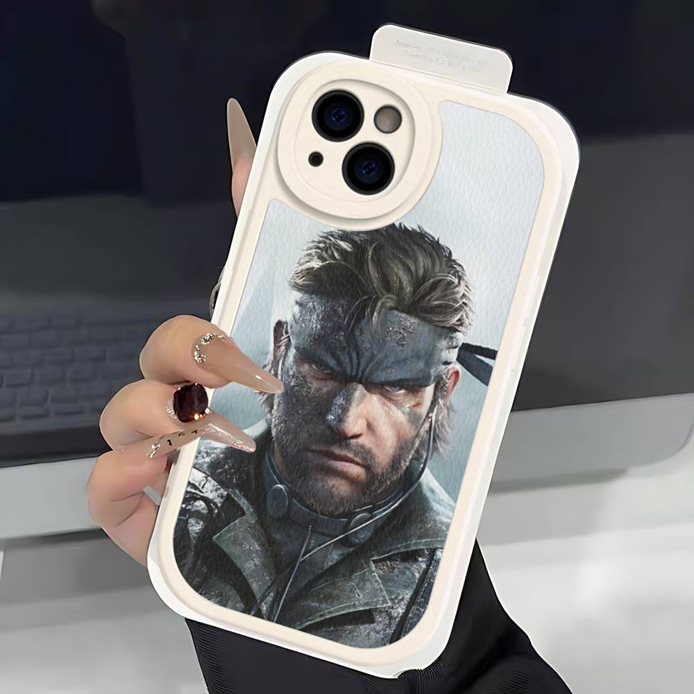 

Popular Game M-Metal Classic G-Gear For IPhone 16 15 14 16E 13 12 11 Pro Max Plus Phone Leather Case iphone 12