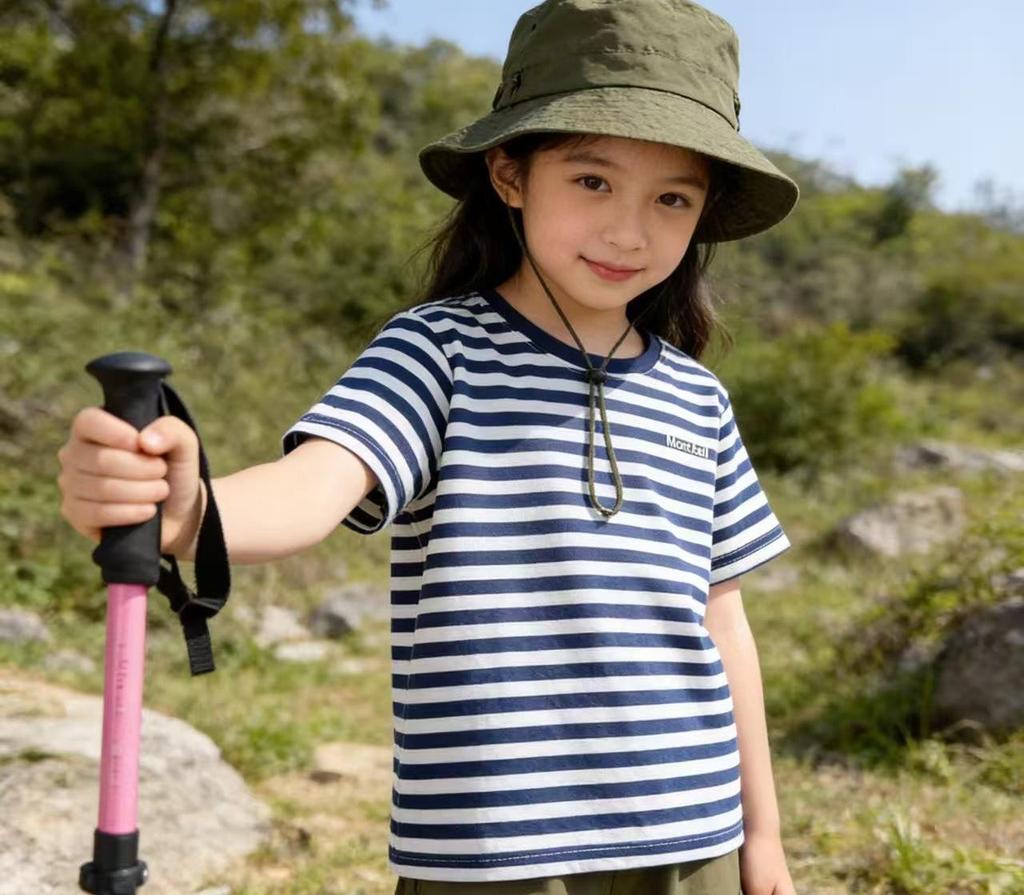 2026 Kids' Classic Summer Short Sleeve Striped Cotton T-Shirt