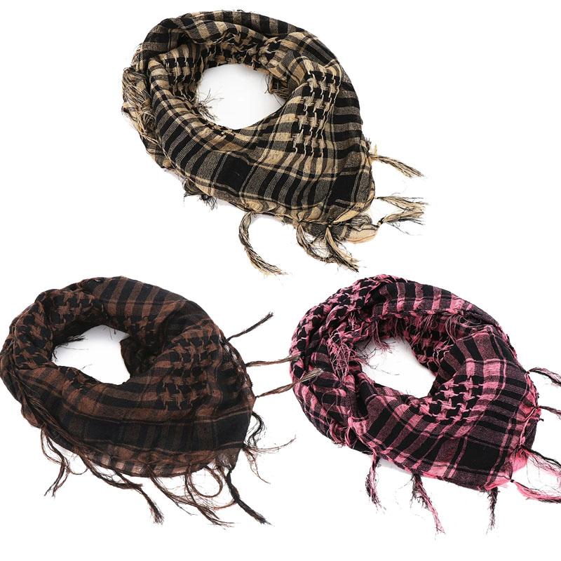 135Pcs 100X100Cm Outdoor Hiking Scarf Military Arab Tactical Desert Scarf Army Headwear Tassel T Universal Bandana Scarf Mask