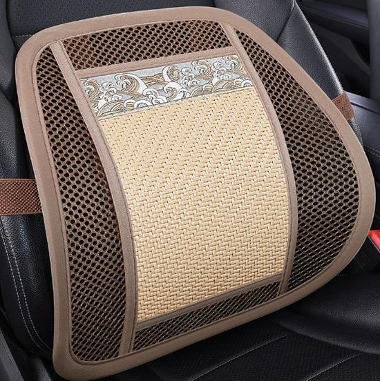 Zhongheng Yaz Buz İpeği Petek Jel Havalandırmalı Araba Bel Desteği Yastığı