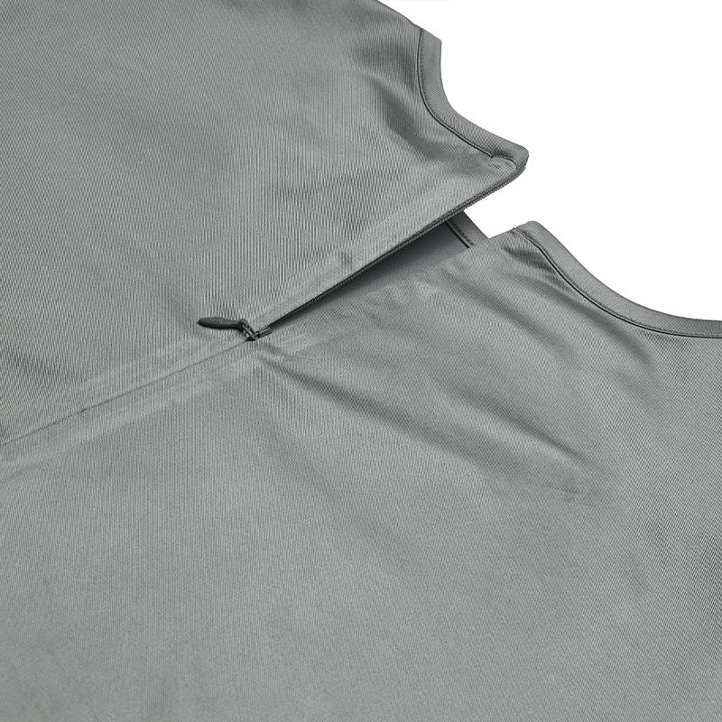 Fila Milano Series Simple Solid Color Comfortable Versatile Sleeveless Dress Women Dresses Dark-Gray F11W625316FDY