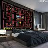 Pac-Man Custom Name Wall Tapestry Aesthetic Wall Hanging Printed Fabric Blanket Decorative Tapestries for Bedroom Living Room Home Decor