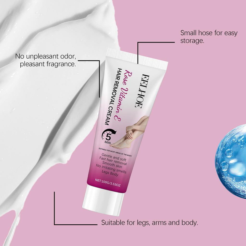 Gentle Hair Removal Cream Smooth Skin Health Painless Hair Remover Growth Inhibitor for Men Woman Body Care Lasting Results
