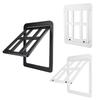 Magnetic Closure Pet Screen Door Free Entry Lattice Cat Door Hole Cats Window Gate  Screen Windows