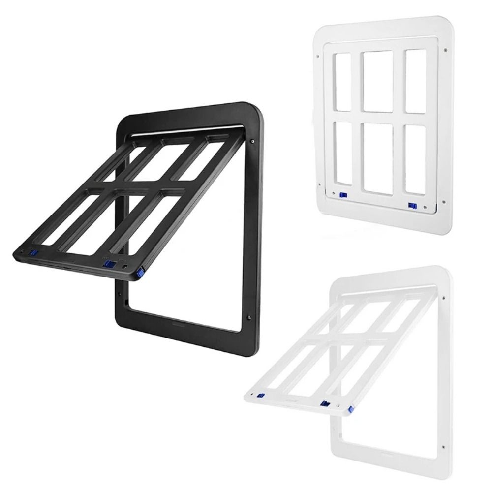 Magnetic Closure Pet Screen Door Free Entry Lattice Cat Door Hole Cats Window Gate  Screen Windows