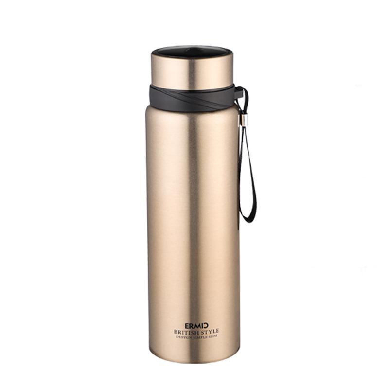 304 stainless steel large-capacity thermos mug men's and women's portable outdoor business mug gift water cup lettering