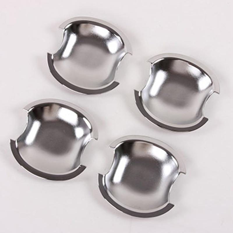 Car ABS Chrome Door Handle Cup Bowl Decoration Cover Trim For Suzuki Grand Vitara 2006-2015