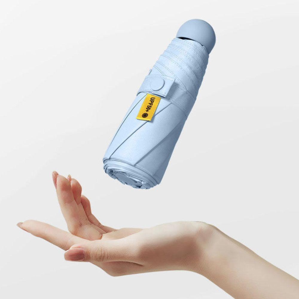 Reinforced Umbrella Rack Capsule Foldable Umbrella Windproof UV Umbrella Rain Umbrella  Student