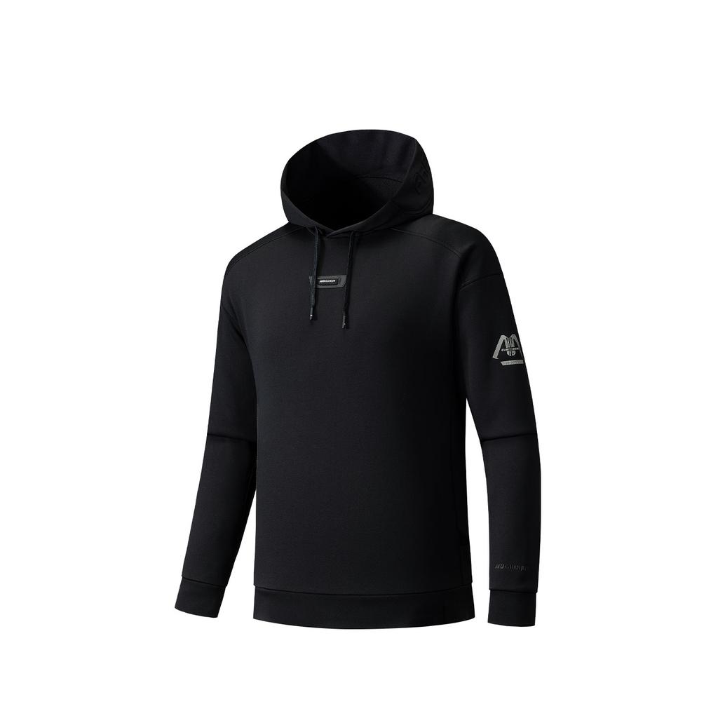 Anta Hooded Casual Letter Fleece Warm Loose Sweatshirt Unisex sweatshirt 172540701-1