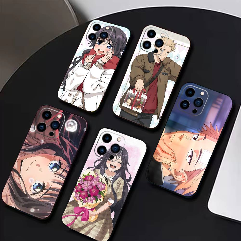 Rintaro Tsumugi K-Kaoruko Waguri Handyhülle Für iPhone 17 16 15 14 13 12 Max Plus Silikon Schwarze Hülle