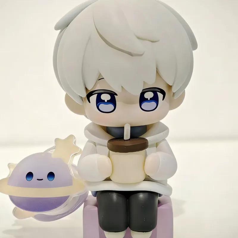 8cm Love And Deepspace Ton Ton Star Xavier Chibi Sitting Figure Cute Anime Doll Model Desktop Ornament Game Peripheral Toy Gift