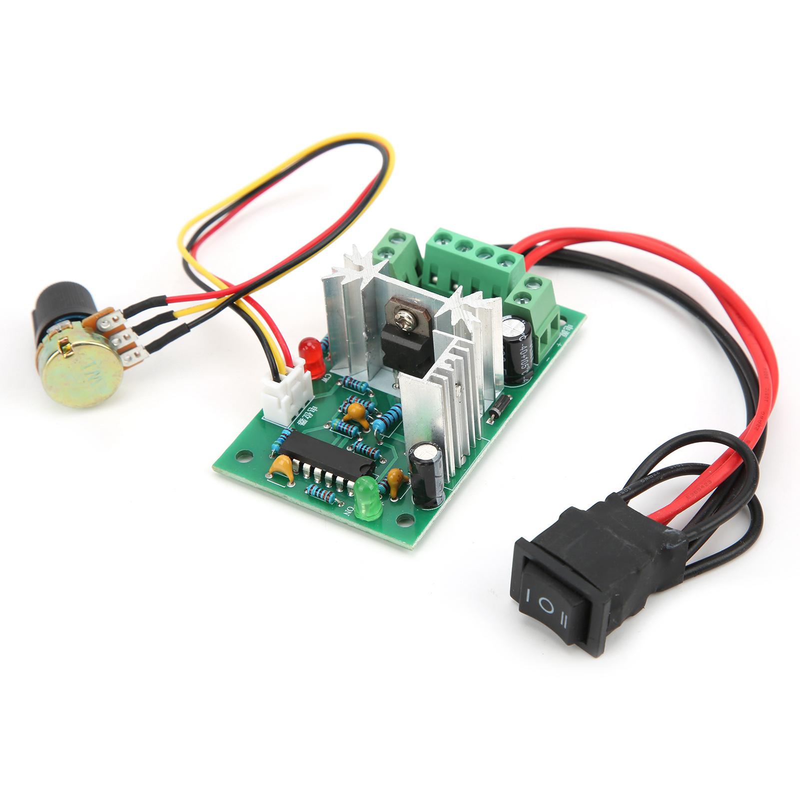 

DC Motor Speed Control Module PWM Adjustable Switch CW CCW Controller Driver DC10V 12V 24V 36V