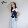 T-shirt da donna girocollo a maniche corte stile MJ
