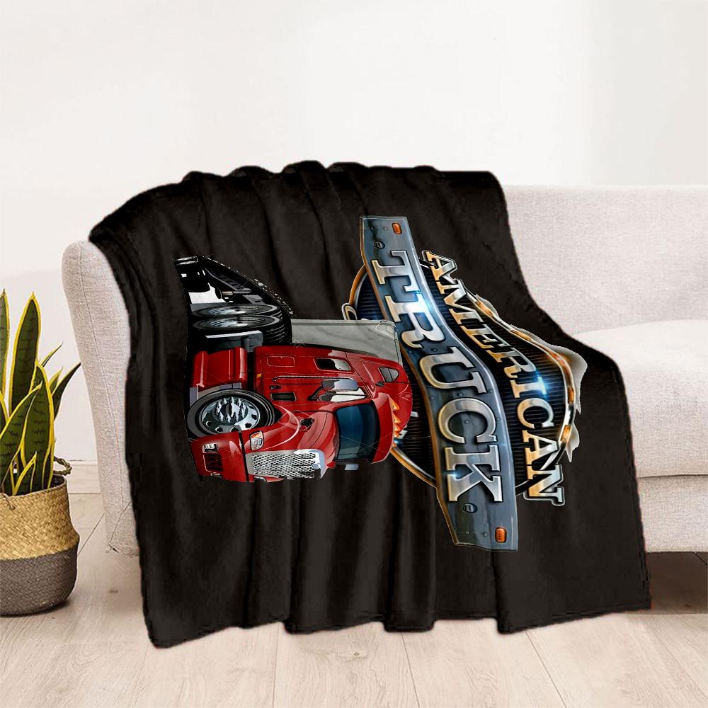 Kw Heavy Trucks Blanket Comfortable Great For Bed Picnics Chair For All Occasions Digital Print Gift For Travel Home Birthdays