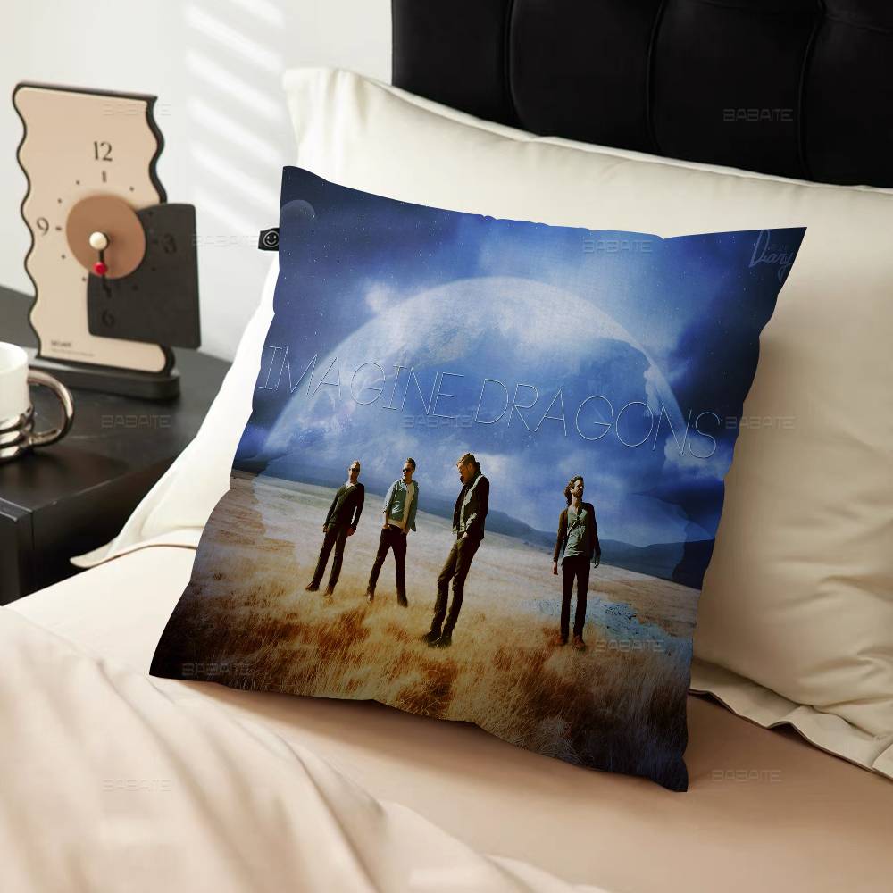 Band I-Imagine Popular D-Dragons Office Cushion Pillowcase Car Cushion Cover45X45CM Lumbar Pillowcase Sofa Pillowcover