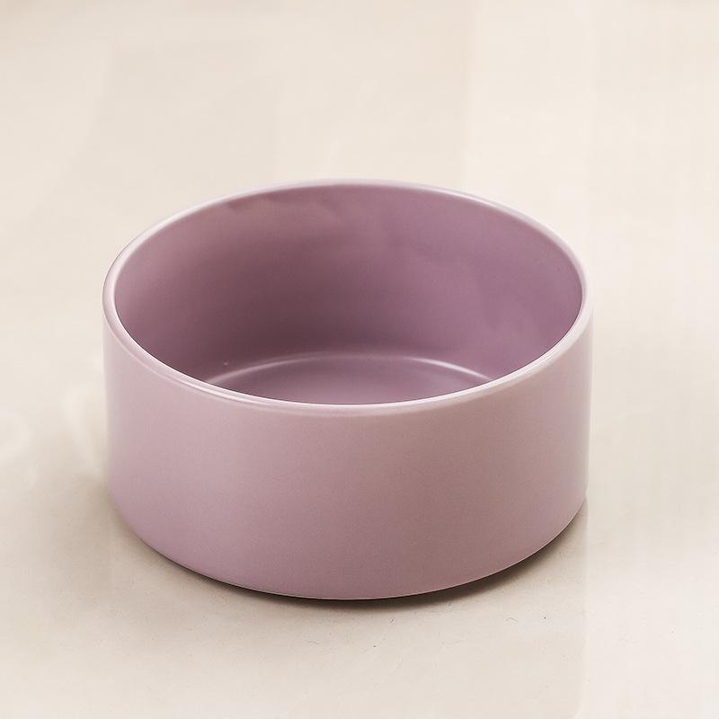 Schwarze Keramik Anti-Kipp Katze & Hund Futter-/Wassernapf