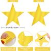 40 Pcs Metallic Star Cutouts Double Printed Paper Stars Decoration for Wedding Movie Night Party Supplies Bulletin Board Classroom Wall Decorations