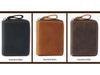 Genuine Leather RFID-Blocking Accordion Card Holder with Multi-Card Slots & Retro Coin Purse