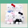 Adorable Plush Hello Kitty Keychain 13cm Cute Cat Backpack Accessory For Girls