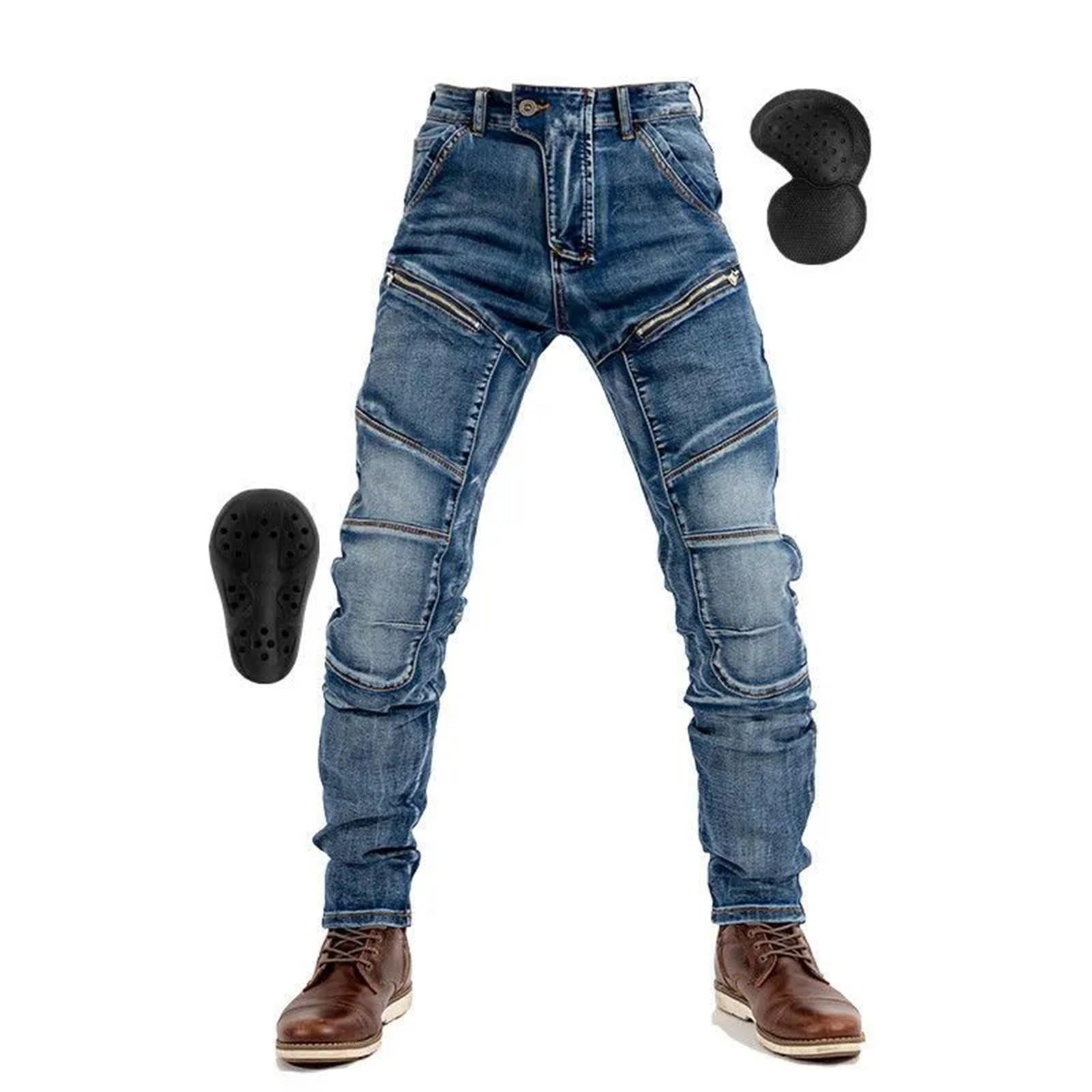 

Мотоциклетные джинсы с регулируемыми наколенниками и штаны для езды на мотоцикле XXXXL