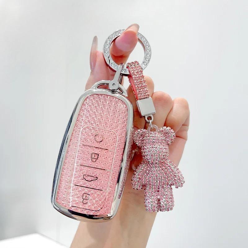 Diamond Tpu For Chery Tiggo 8 Pro Tiggo 8Plus New 5 Plus 7Pro Chery Tiggo 7 Pro Max Omoda 5 C5 Modod Car Key Case Cover Fob Bag