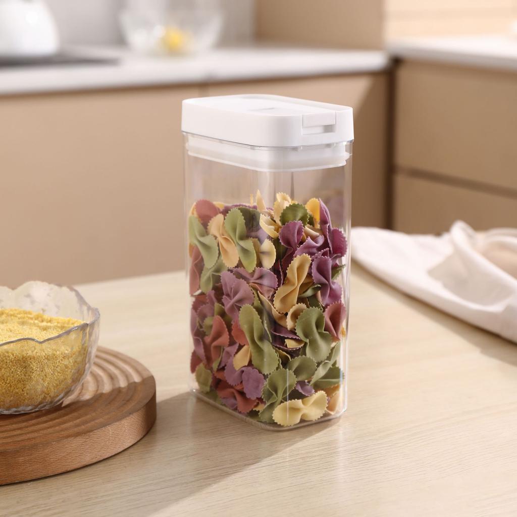 Household Moisture-Proof Sealed Jar, Kitchen Grain Storage Jar, Spice And Tea Storage Box, Transparent Milk Powder Storage Box