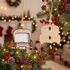 Snowman Christmas Photo Frame Wooden Xmas Tree Hanging Decor  Christmas Ornament