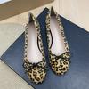 Fashion Flat Shoes for Women's 2025 New Retro Ballet Shoes Butterfly Knot Suede Shallow Round Toe Women's Shoes Large Size 44 43 42