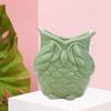 Happyyami Owl Design Ceramic Succulent Planter Pot for Home Office Decor Versatile Container for Cactus and Flowers Cute Animal Pot with Fine