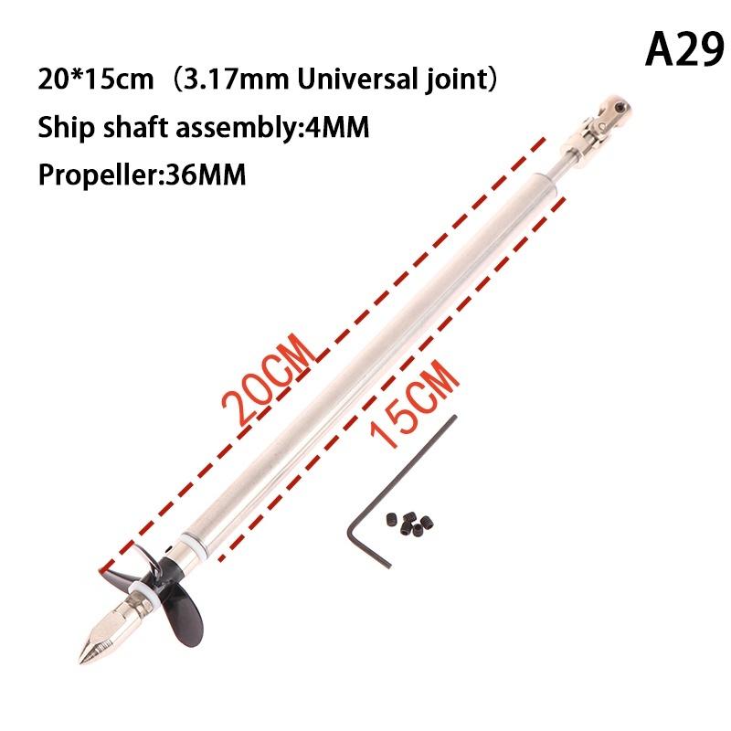 Innovative And Practical Three Blades Screw Joint Shaft Sleeve Prop Model Ship 4Mm Rc Boat Shaft Stainless Steel Drive Shaft