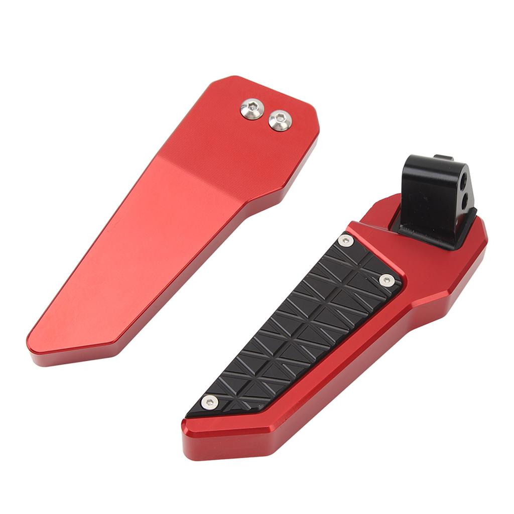 1 Pereche Suporturi Picior Motocicletă Elegante Robuste Stânga Dreapta Rezistente la Impact Pedală Repaus Picior Spate Pentru