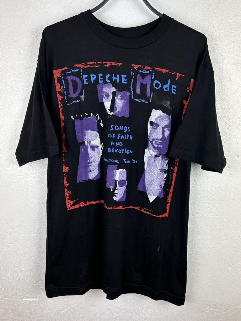 90er Retro Depeche Mode Devotional Tour 1993 T-Shirt Neuauflage S-5XL
