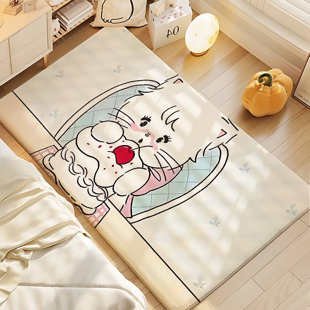 M-Mikkos-Cat Entry Door Floor Mat Festive Decorations Carpet Bathroom Anti-slip Mat Entrance Doormat