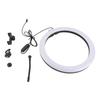 LJJ 30 12W 12 Inch 160LED Dimmable Circle Light 3200K 5600K for Makeup with Ball Head Phone Clip