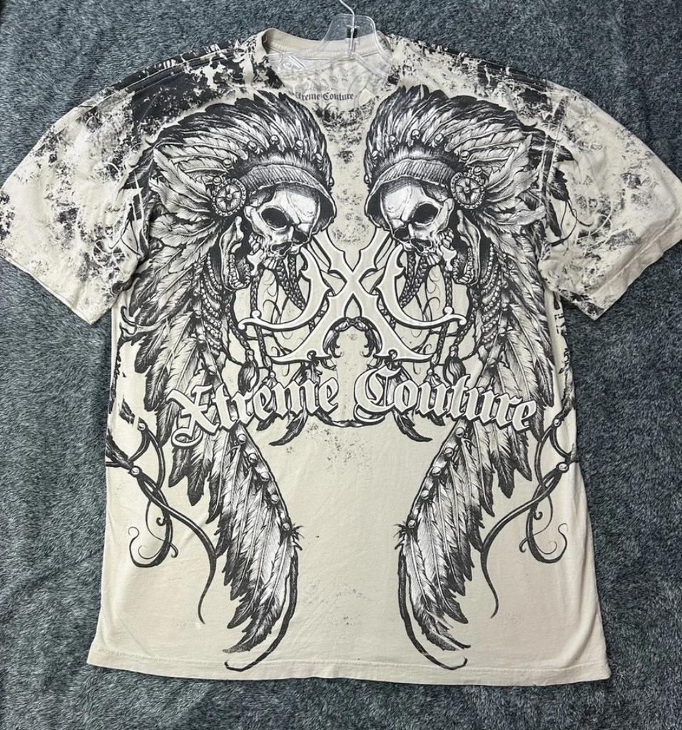 Moda estiva uomo europea e americana stampa teschio con lettere T-shirt comoda e traspirante con scollo rotondo top da esterno per strada