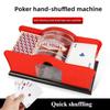 Manual/Battery/USB Card Shuffler Hand Crank/Automatic Card Shuffler for UNO Skip-Bo Blackjack Cards Game, 2 Decks of Poker Cards