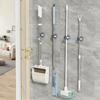 1PC Household bathroom non perforated mop holder, broom holder, and card holder